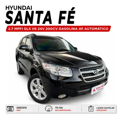 HYUNDAI SANTA FÉ 2.7 MPFI GLS V6 24V 200CV GASOLINA 4P AUTOMÁTICO