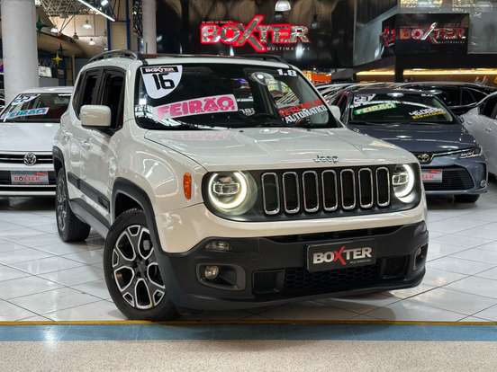 JEEP-RENEGADE-1.8 16V FLEX LONGITUDE 4P AUTOMÁTICO JEEP-RENEGADE-2016