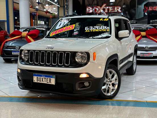 JEEP-RENEGADE-1.8 16V FLEX LONGITUDE 4P AUTOMÁTICO JEEP-RENEGADE-2017
