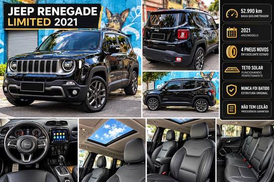 JEEP RENEGADE 1.8 16V FLEX LIMITED 4P AUTOMÁTICO