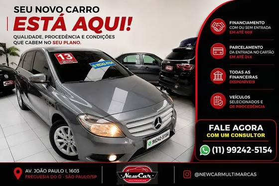 MERCEDES-BENZ B 200 1.6 TURBO GASOLINA 4P AUTOMÁTICO
