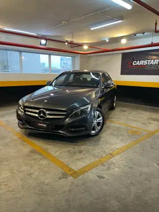 MERCEDES-BENZ-C 180-1.6 CGI AVANTGARDE 16V TURBO GASOLINA 4P AUTOMÁTICO MERCEDES-BENZ-C 180-2014