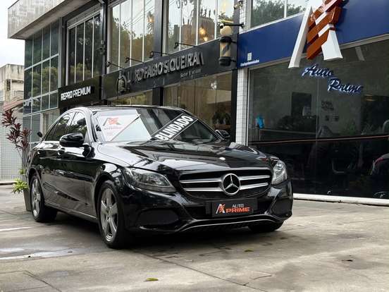 MERCEDES-BENZ-C 180-1.6 CGI 16V TURBO GASOLINA 4P AUTOMÁTICO MERCEDES-BENZ-C 180-2015