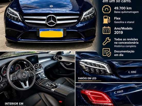 MERCEDES-BENZ-C 180-1.6 CGI FLEX EXCLUSIVE 9G-TRONIC MERCEDES-BENZ-C 180-2019