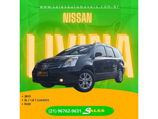 NISSAN-LIVINA-1.8 SL 16V FLEX 4P AUTOMÁTICO NISSAN-LIVINA-2012