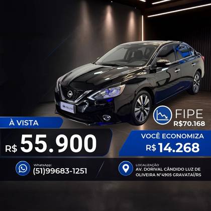 NISSAN SENTRA 2.0 S 16V FLEXSTART 4P AUTOMÁTICO