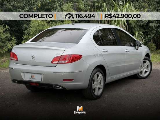 PEUGEOT-408-2.0 ALLURE 16V FLEX 4P AUTOMÁTICO PEUGEOT-408-2015