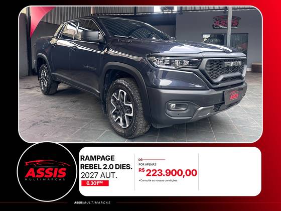 RAM RAMPAGE 2.2 TURBO DIESEL REBEL 4X4 AUTOMÁTICO