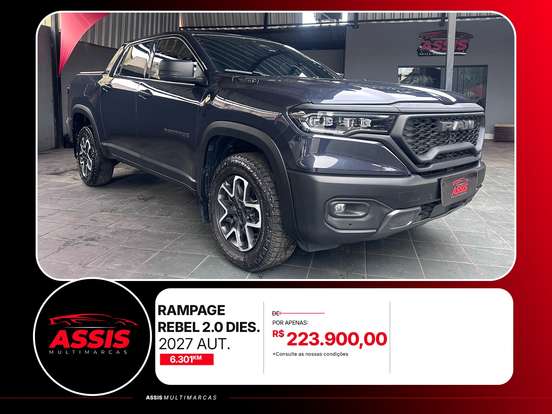 RAM-RAMPAGE-2.2 TURBO DIESEL REBEL 4X4 AUTOMÁTICO RAM-RAMPAGE-2026
