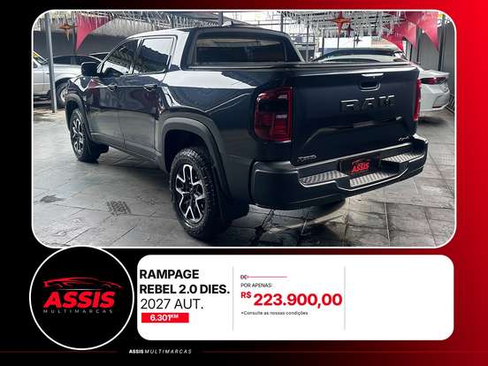 RAM-RAMPAGE-2.2 TURBO DIESEL REBEL 4X4 AUTOMÁTICO RAM-RAMPAGE-2026