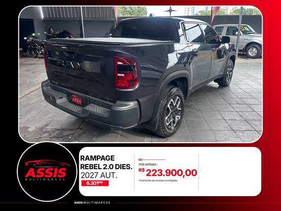 RAM-RAMPAGE-2.2 TURBO DIESEL REBEL 4X4 AUTOMÁTICO RAM-RAMPAGE-2026