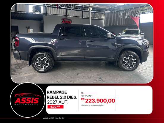 RAM-RAMPAGE-2.2 TURBO DIESEL REBEL 4X4 AUTOMÁTICO RAM-RAMPAGE-2026