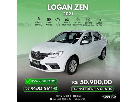 RENAULT LOGAN 1.6 16V SCE FLEX ZEN MANUAL