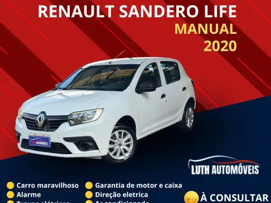 RENAULT-SANDERO-1.0 12V SCE FLEX AUTHENTIQUE MANUAL RENAULT-SANDERO-2019