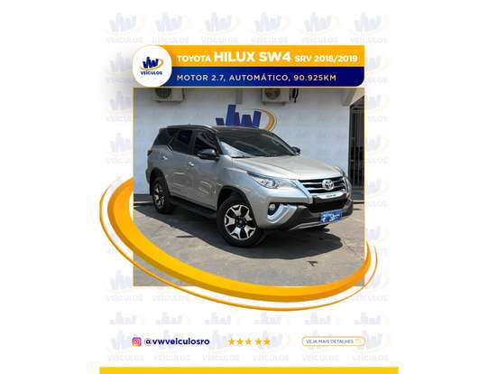 TOYOTA-HILUX SW4-2.7 SRV 7 LUGARES 4X2 16V FLEX 4P AUTOMÁTICO TOYOTA-HILUX SW4-2018