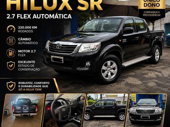 TOYOTA-HILUX-2.7 SRV 4X4 CD 16V FLEX 4P AUTOMÁTICO TOYOTA-HILUX-2012