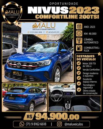 VOLKSWAGEN NIVUS 1.0 200 TSI TOTAL FLEX COMFORTLINE AUTOMÁTICO