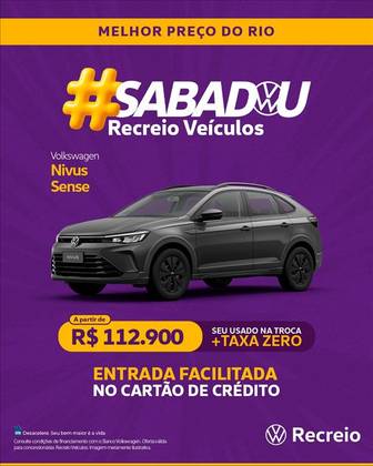 VOLKSWAGEN NIVUS 1.0 200 TSI TOTAL FLEX SENSE AUTOMÁTICO