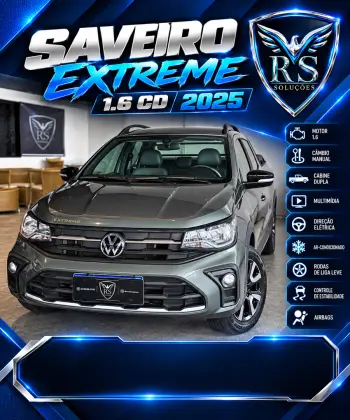 VOLKSWAGEN SAVEIRO 1.6 MSI EXTREME CD 16V FLEX 2P MANUAL