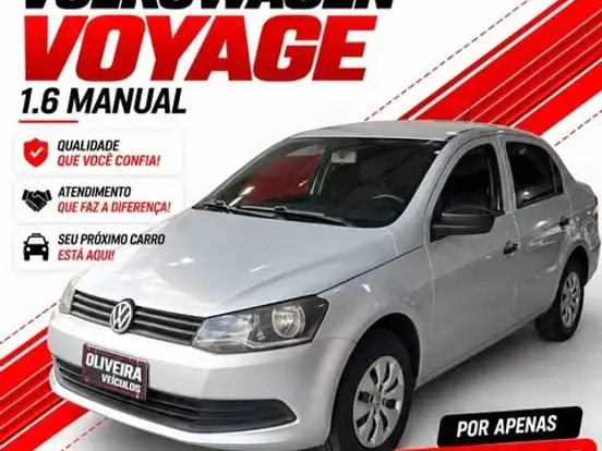 VOLKSWAGEN-VOYAGE-1.6 MI HIGHLINE 8V FLEX 4P MANUAL VOLKSWAGEN-VOYAGE-2016