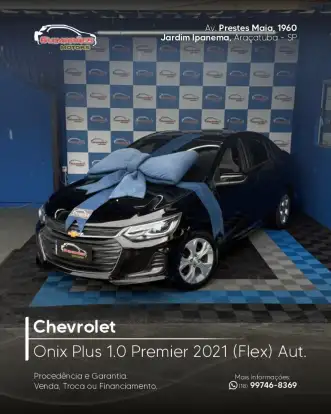CHEVROLET-ONIX-1.0 TURBO FLEX PLUS PREMIER AUTOMÁTICO CHEVROLET-ONIX-2021