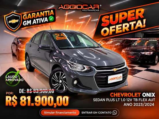 CHEVROLET-ONIX-1.0 TURBO FLEX PLUS LT AUTOMÁTICO CHEVROLET-ONIX-2023