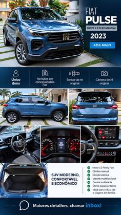 FIAT PULSE 1.3 FLEX DRIVE MANUAL