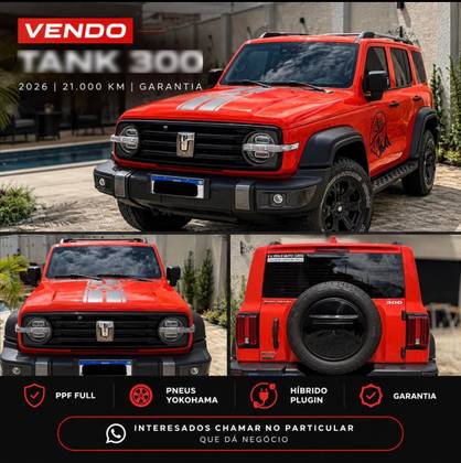 GWM TANK 300 2.0 HI4-T PHEV 4X4 9HAT