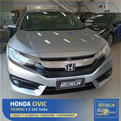 HONDA CIVIC 1.5 16V TURBO GASOLINA TOURING 4P CVT