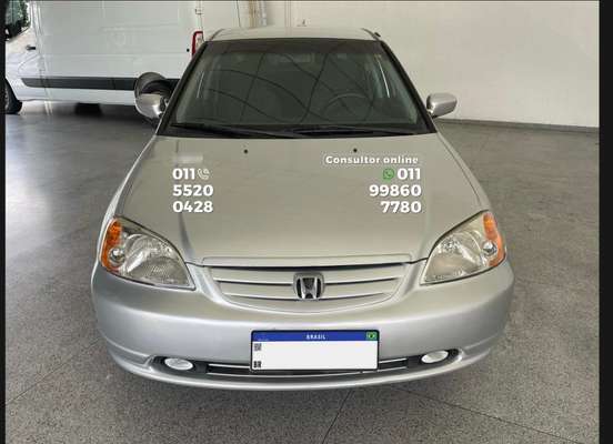 HONDA-CIVIC-1.7 LX 16V GASOLINA 4P MANUAL HONDA-CIVIC-2001
