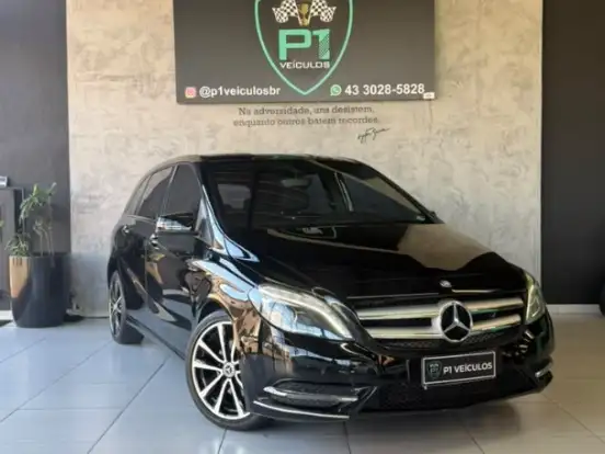 MERCEDES-BENZ-B 200-1.6 SPORT TURBO GASOLINA 4P AUTOMÁTICO MERCEDES-BENZ-B 200-2014
