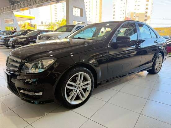 MERCEDES-BENZ-C 200-1.8 CGI TURBO SPORT 16V GASOLINA 4P AUTOMÁTICO MERCEDES-BENZ-C 200-2014