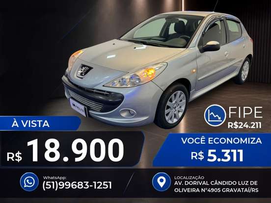 PEUGEOT-207-1.6 XS 16V FLEX 4P AUTOMÁTICO PEUGEOT-207-2011