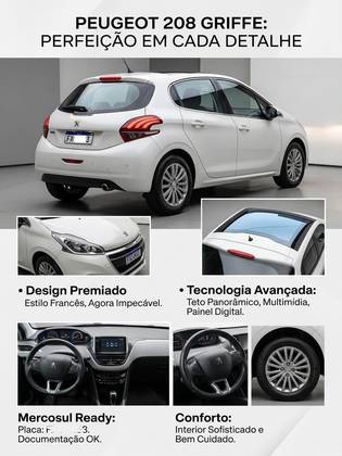 PEUGEOT 208 1.6 ALLURE 16V FLEX 4P AUTOMÁTICO