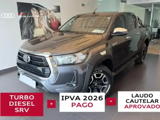 TOYOTA-HILUX-2.8 D-4D TURBO DIESEL CD SRV 4X4 AUTOMÁTICO TOYOTA-HILUX-2023