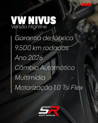 VOLKSWAGEN-NIVUS-1.0 200 TSI TOTAL FLEX HIGHLINE AUTOMÁTICO VOLKSWAGEN-NIVUS-2025