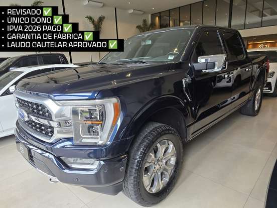 FORD-F-150-5.0 V8 GASOLINA CD PLATINUM FX4 AUTOMÁTICO FORD-F-150-2023
