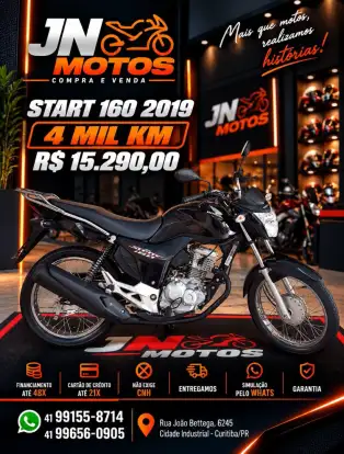 HONDA-CG 160 START ES-2019