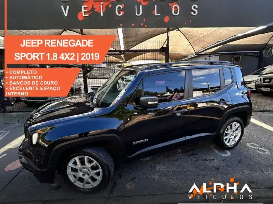 JEEP-RENEGADE-1.8 16V FLEX SPORT 4P AUTOMÁTICO JEEP-RENEGADE-2018