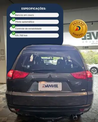 MITSUBISHI-PAJERO-3.5 HPE 4X4 7 LUGARES V6 24V FLEX 4P AUTOMÁTICO MITSUBISHI-PAJERO-2015