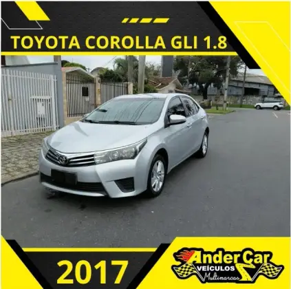 TOYOTA COROLLA 1.8 GLI 16V FLEX 4P AUTOMÁTICO