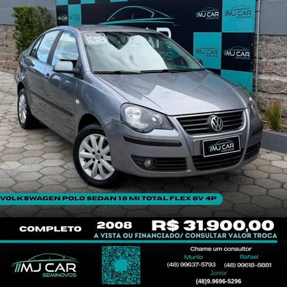 VOLKSWAGEN POLO SEDAN 1.6 MI 8V FLEX 4P MANUAL