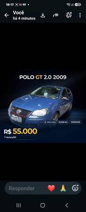 VOLKSWAGEN POLO 2.0 MI GT 8V FLEX 4P MANUAL