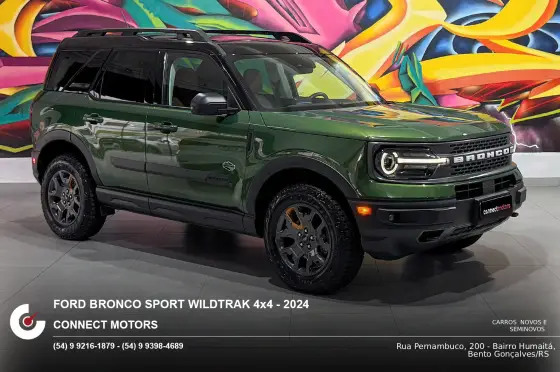 FORD BRONCO SPORT 2.0 ECOBOOST GASOLINA WILDTRAK 4X4 SELECTSHIFT