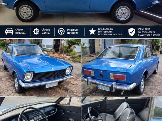 FORD-CORCEL-1.4 LUXO 8V GASOLINA 2P MANUAL FORD-CORCEL-1975