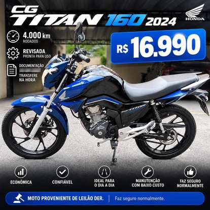 HONDA-CG 160 TITAN-2023