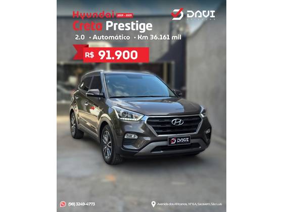 HYUNDAI CRETA 2.0 16V FLEX PRESTIGE AUTOMÁTICO