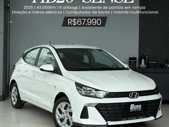 HYUNDAI-HB20-1.0 12V FLEX SENSE PLUS MANUAL HYUNDAI-HB20-2024