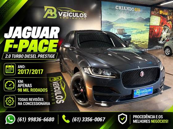 JAGUAR F-PACE 2.0 16V TURBO DIESEL PRESTIGE AWD 4P AUTOMÁTICO