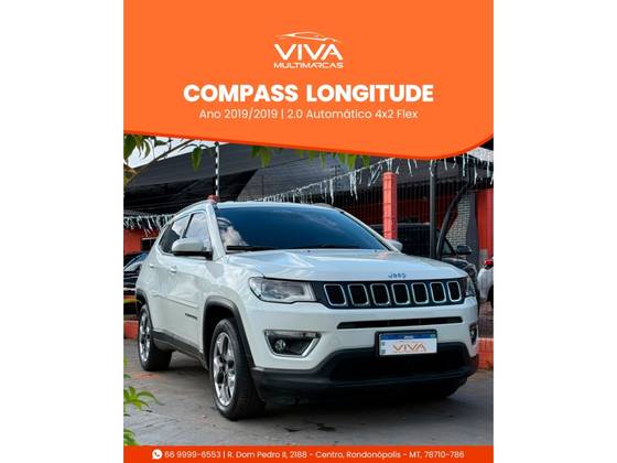 JEEP COMPASS 2.0 16V FLEX LONGITUDE AUTOMÁTICO